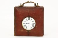 Lot 306 - A silver plated Goliath pocket watch
