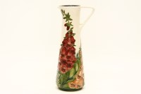 Lot 384 - A modern Moorcroft 'Foxglove' pattern jug