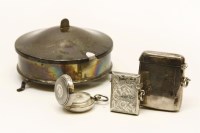 Lot 297 - Two silver vesta cases