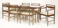 Lot 346 - An AH McIntosh Indian rosewood dining suite