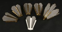 Lot 226 - A suite of Art Deco lights