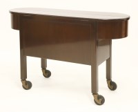 Lot 251 - An Art Deco mahogany drinks trolley