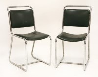 Lot 104 - A tubular chrome 'HT2' table