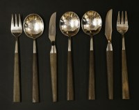 Lot 431 - A ten-piece set of cutlery