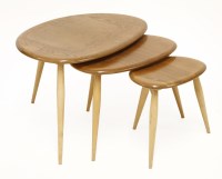 Lot 341 - An Ercol 'Pebble' nest of three tables
