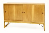 Lot 605 - A light oak sideboard