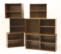 Lot 536 - A suite of mahogany wall shelves