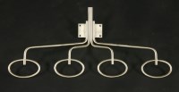 Lot 435 - A wall-mounted coat rack