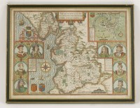 Lot 6 - John Speede 
THE COUNTIE PALLATINE OF LANCASTER DESCRIBED AND DIVIDED INTO HUNDREDS