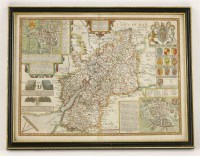 Lot 9 - John Speede 
GLOUCESTERSHIRE 
hand-coloured map
