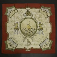 Lot 1476 - A vintage Hermès silk scarf