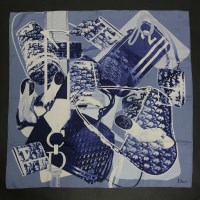 Lot 1484 - Four assorted designer scarves