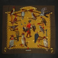 Lot 1485 - An Hermès silk scarf