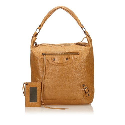 1123 - A Balenciaga leather 'Motocross Classic Day' shoulder bag