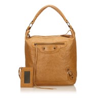Lot 1123 - A Balenciaga leather 'Motocross Classic Day' shoulder bag