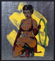 Lot 470 - Allen Jones (b.1937)
KNEELING WOMAN
Foil screenprint originally sold as wallpaper
60 x 55cm