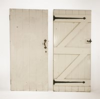 Lot 51 - A collection of fourteen Arts and Crafts painted doors