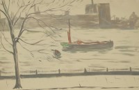 Lot 128 - Modern British School
THE THAMES FROM THE EMBANKMENT