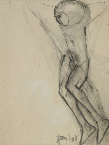 Lot 141 - Dame Elisabeth Frink RA (1930-1993)
AIRMAN FALLING
Signed l.r.