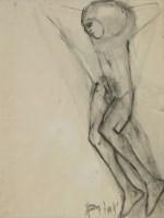 Lot 141 - Dame Elisabeth Frink RA (1930-1993)
AIRMAN FALLING
Signed l.r.