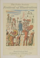 Lot 11 - Edward Bawden RA (1903-1989)
EXHIBITION POSTER FOR 'THE FOLIO SOCIETY FESTIVAL OF ILLUSTRATION'