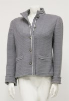 Lot 1353 - A Chanel Créations grey jacket