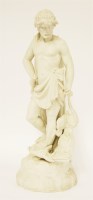 Lot 121 - A Parian ware figure 'La Chasse'