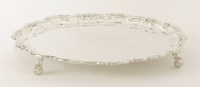 Lot 488 - An Edward VII silver salver