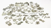 Lot 76 - A quantity of paste and marcasite jewellery
