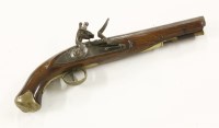 Lot 196 - A flint lock pistol