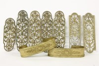 Lot 213 - A pair of gilt tie-backs