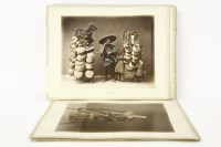 Lot 226 - Forty coloured photographs of scenes in Japan