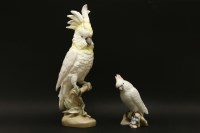 Lot 275 - Royal Dux model of a cockatoo