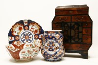 Lot 271 - Japanese lacquered table cabinet