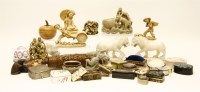 Lot 262 - A quantity of soapstone figures