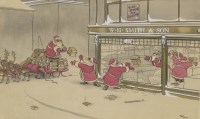 Lot 189 - Carl Ronald Giles (1916-1995)
'GIVE BOOKS FOR CHRISTMAS'
Signed l.r.