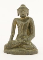Lot 554 - A Thai bronze Buddha
