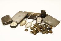 Lot 94 - A Gentleman's silver cigarette case
