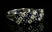 Lot 387 - An 18ct white gold