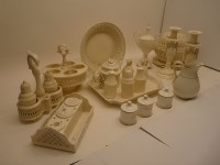 Lot 264 - Collection of Leeds pottery including an articulated tureen