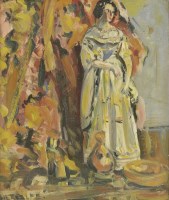 Lot 332 - Muriel Metcalfe (1910-1994)
STILL LIFE OF ORNAMENTS
Signed l.l.