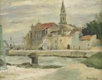 Lot 364 - Ronald Ossory Dunlop RA (1894-1973)
THE WHARF MARTIGUES
