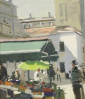 Lot 298 - Ken Howard RA (b.1932)
'CAMPO SANTA MARIA FORMOSA'
Signed l.c.