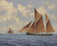 Lot 277 - Hugh Boycott Brown (1909-1990)
BRIXHAM TRAWLERS
Signed l.l.