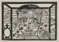 Lot 6 - Edward Bawden RA (1903-1989)
'THE FLIGHT FROM THE ENCHANTER'
Linocut