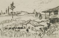 Lot 186 - Sir David Muirhead Bone (1876-1953)
A LANDSCAPE