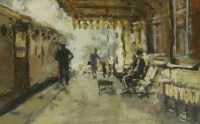 Lot 346 - Rosemary Carruthers (b.1943)
WEYBOURNE STATION