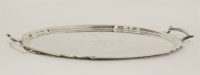 Lot 510 - A George V two-handled silver tray