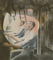 Lot 33 - Eric Ravilious (1903-1942)
'DIVING CONTROLS II'
Lithograph from 'Submarine Dream'