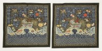 Lot 227 - A pair of Chinese kesi rank badges